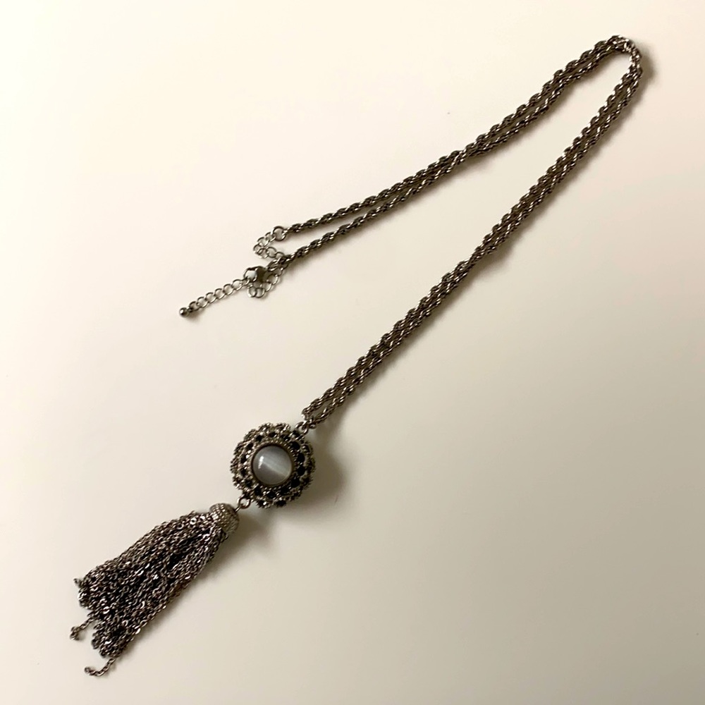 Long chain necklace